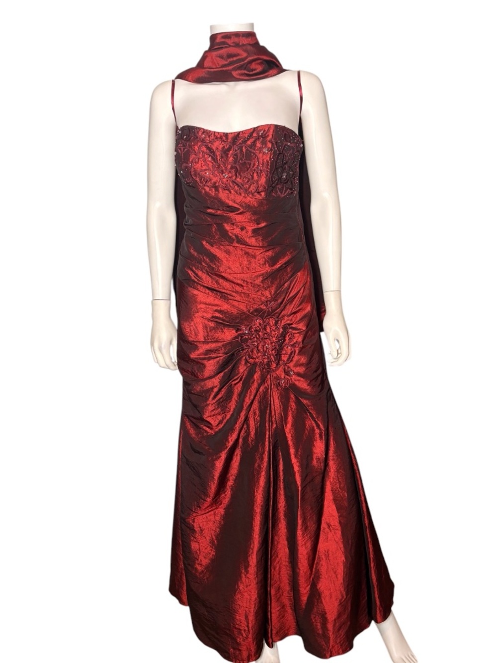 Vintage Sally USA Gown With Shawl - M 🌟